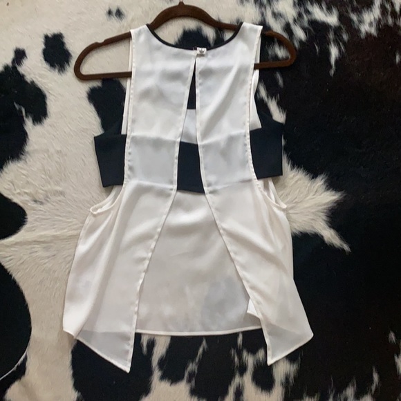 XS Express blouse, white and black - Picture 4 of 7